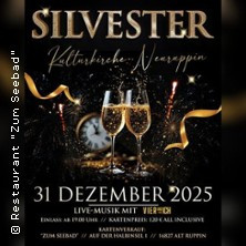Flyer der Silvesterveranstaltung: Silvester 2025 in der Kulturkirche Neuruppin