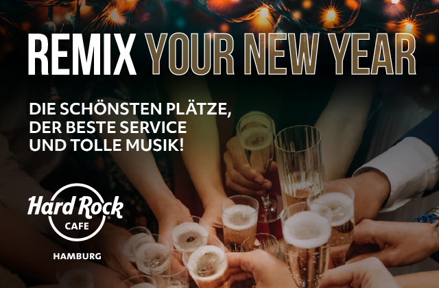  Silvesterparty 2024/2025 im Hard Rock Cafe Hamburg