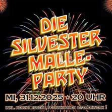 Flyer der Silvesterveranstaltung: Die Silvester Malleparty – Grillhütte 46 Berlin