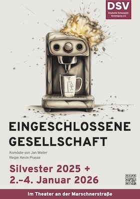 Silvesterveranstaltung: Eingeschlossene Gesellschaft - Silvestervorstellung im Theater an der Marschnerstrasse