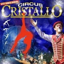Flyer der Silvesterveranstaltung: Neujahrsvorführungen des Circus Cristallo in Worms