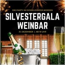 Flyer der Silvesterveranstaltung: Silvestergala 2024 in der Weinbar Schlossallee1 in Düsseldorf