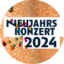 Flyer der Silvesterveranstaltung: Neujahrskonzert 2024 im Kulturhaus Martin Andersen Nexö in Rüdersdorf