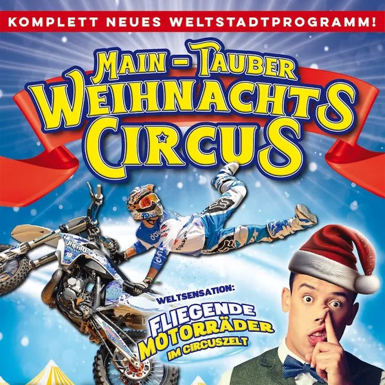 Silvesterveranstaltung: 6. Main-Tauber Weihnachtscircus 2025/26 – Die große internationale Circusgala in Bad Mergentheim