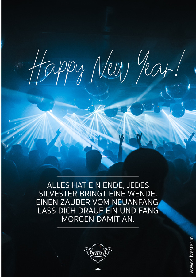 "Alles hat ein Ende, jedes Silvester bringt eine Wende, einen Zauber vom Neuanfang, lass dich drauf ein und fang morgen damit an!" - stecke auch du deine Liebsten mit dem Zauber vom Neuanfang an und versende diese Wünsche zu Silvester per E-Mail oder WhatsApp!