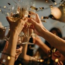 Flyer der Silvesterveranstaltung: Silvesterparty mit DJ Vio Leen – Flensburg tanzt ins neue Jahr